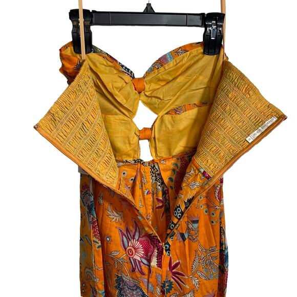 Charina Sarte Talaia Ribbon Jumpsuit orange, medium - Picture 7 of 12
